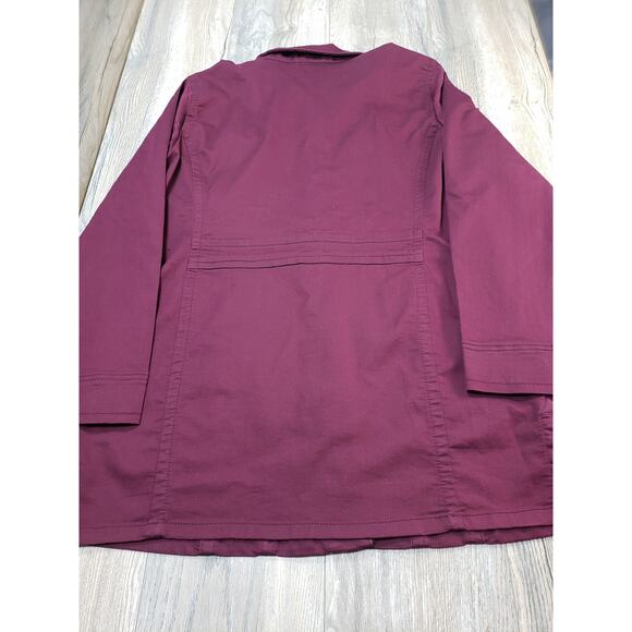 French Dressing Jeans Button Down Long Jacket Custom Fit in Canada Women's Large - Picture 4 of 5